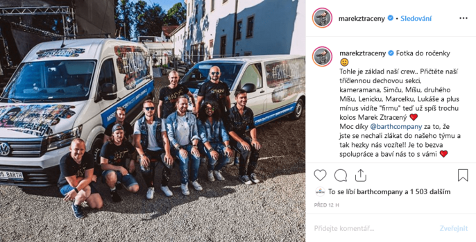 Marek Ztracený instagram