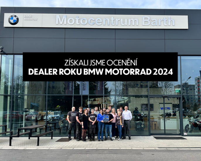 Obhájili jsme titul "Nejlepší dealer BMW Motorrad roku 2024"